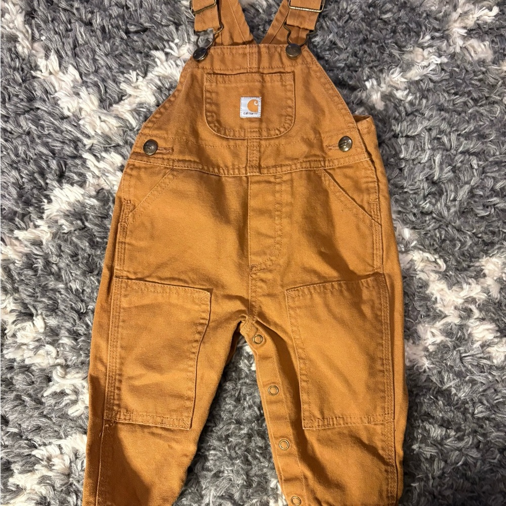 Carhartt Brown Kids Overalls
